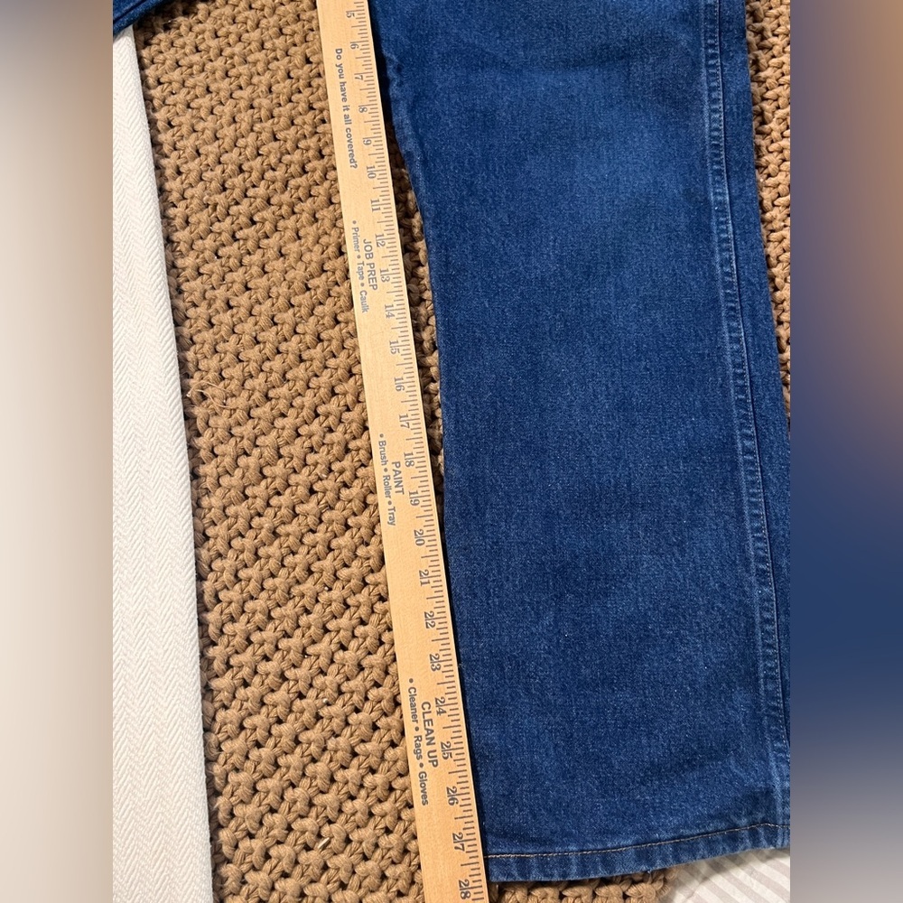 Wrangler 13MWZ Cowboy Cut Original Fit Jeans Dark Indigo 36x30 Made Mexico - Picture 6 of 7